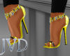 JVD Yellow Spike Heels