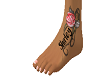 tatoo feet  shirley