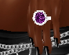 purple diamonds ring