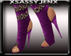 (SJ) Purple Thigh Boots