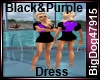 [BD] Black&PurplesDress