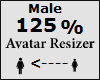 Avatar scaler 125% Male
