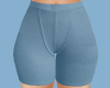 Patched Blue Spandex