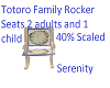 40% totoro Family rocker