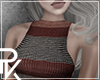 P" Knit Crop