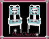 ~S~ Teal Panda Chairs
