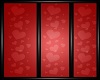 Red Hearts Backdrop