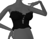 Xmas black Bustier