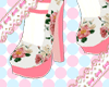 ]Y[...Flower Pink Shoes