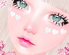d. face hearts w
