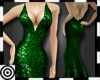 *m Green Sequin Gown