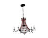 *K* Chandeliers red/blac