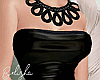 Sweet Ruffle Dress Black