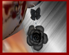 earring black roses