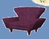 Purple Knit Chair