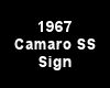 (MR) 67 Camaro Sign