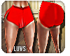 Red Booty Shorts XXL
