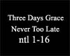 Three Days Grace NTL