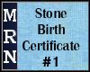 Stone Birth Cert #1