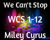We Can't  Stop