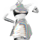 Popstar fit silver