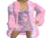 Faux Pink Fur Outfit