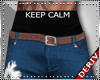 KEEP CALM Jeans Mesh
