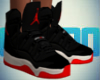 Red & Black Jordan 11's
