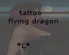 *L* tattoo flying dragon