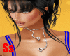 NASTYA HEART NECKLACE SS