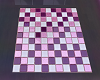 Purple Checkered Rug (S)