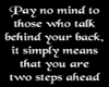 Pay no mind to
