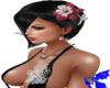Ruby flowers earring UA