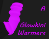 [A]Glowkini Warmers Purp