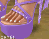 C~Purple Bow Heels
