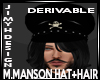 Jm M,.Manson Hat+Hair