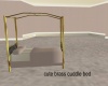 brass  cuddle bed