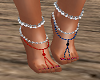 Patriotic Jeweled Feet