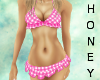*h* Pink Frill Bikini