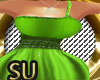 *SU* SEXY GREEN GOWN