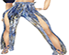 Blue Art 3 Pants