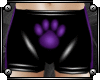 {A} Purple Neko Shorts F