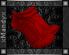 xMx:Red Ankle Socks