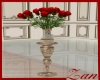 french rose vase & stand