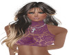 SH1 LACE PURPLE TOP