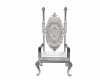 white wedding throne