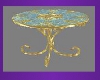 ~Gold glass Table