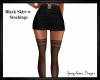 Black Skirt w Stockings