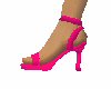 Hot pink spike heels