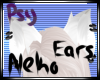 Psy-Neko ears-White